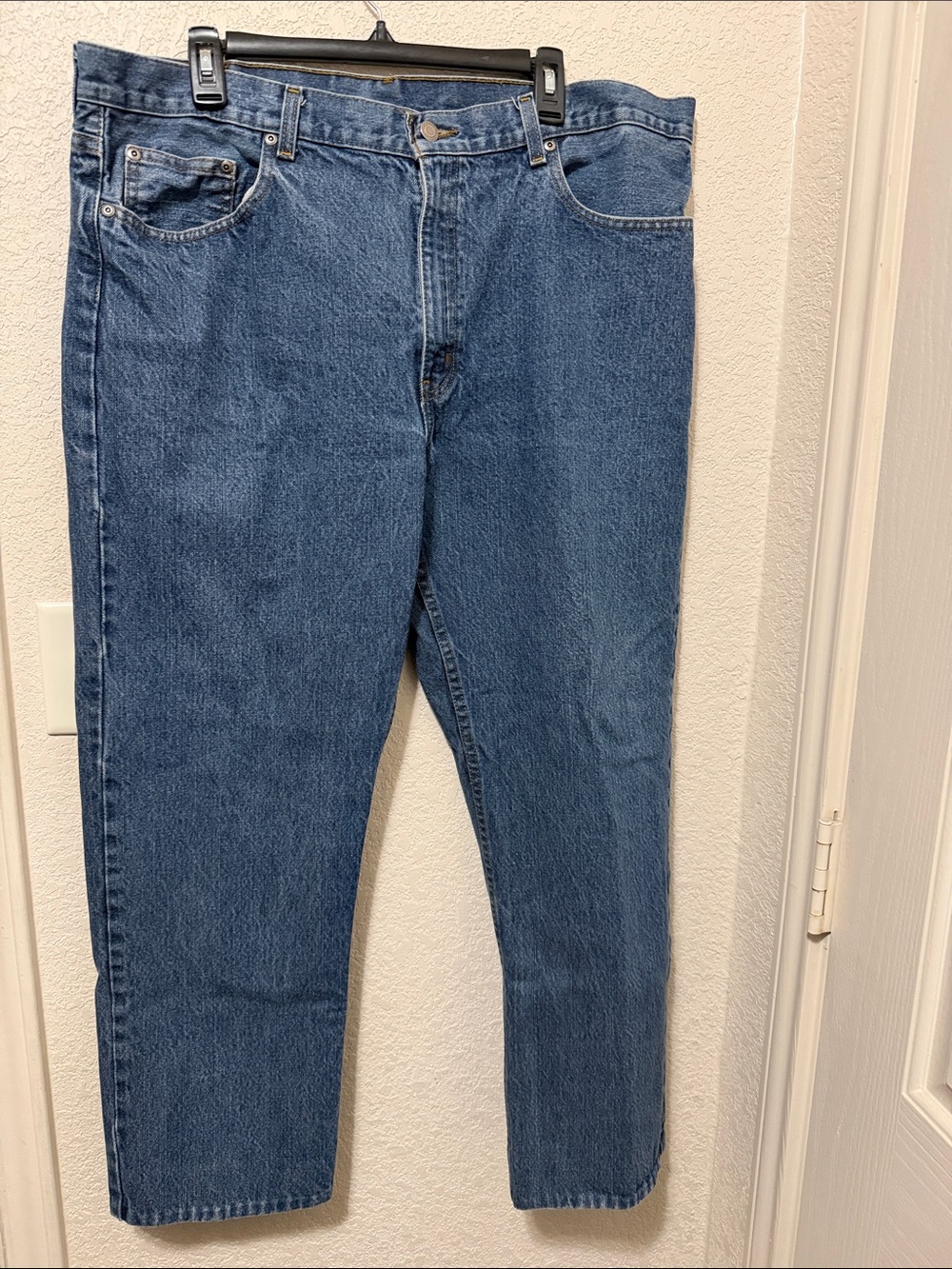 George Men's Relaxed Fit Blue Jeans